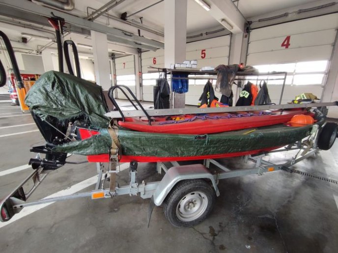 Nowa łódź ratunkowa dla OSP Lipiany.
